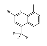 2-bromo-8-methyl-4-(trifluoromethyl)quinoline结构式