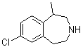 盐酸绿卡色林杂质 01结构式