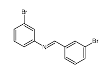 N,1-bis(3-bromophenyl)methanimine Structure