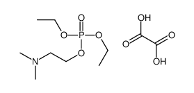 2-(dimethylamino)ethyl diethyl phosphate,oxalic acid Structure