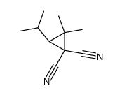 1,1-Cyclopropanedicarbonitrile,2,2-dimethyl-3-(1-methylethyl)-(9CI) Structure