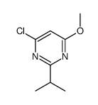 4-CHLORO-6-METHOXY-2-(1-METHYLETHYL)PYRIMIDINE结构式