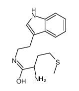 (2S)-2-amino-N-[2-(1H-indol-3-yl)ethyl]-4-methylsulfanylbutanamide Structure