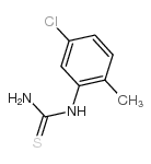 1-(5-氯-2-甲基苯基)-2-硫脲结构式