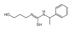 1-(3-hydroxypropyl)-3-(1-phenylethyl)thiourea结构式