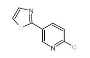 2-氯-5-(2-噻唑)吡啶结构式