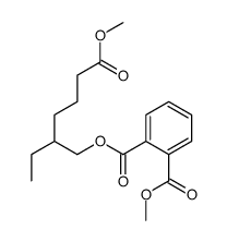 2-O-(2-ethyl-6-methoxy-6-oxohexyl) 1-O-methyl benzene-1,2-dicarboxylate结构式