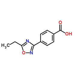 4-(5-Ethyl-1,2,4-oxadiazol-3-yl)benzoic Acid Structure