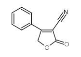 2-OXO-4-PHENYL-2,5-DIHYDRO-3-FURANCARBONITRILE Structure