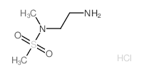 N-(2-aminoethyl)-N-methylmethanesulfonamide(SALTDATA: HCl) structure