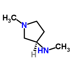 (3R)-N,1-dimethylpyrrolidin-3-amine structure