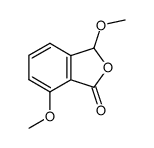 3,7-dimethoxyisobenzofuran-1(3H)-one Structure