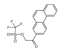 (2-oxo-2-phenanthren-2-ylethyl) trifluoromethanesulfonate Structure