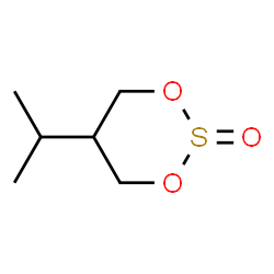 1,3,2-Dioxathiane,5-(1-methylethyl)-,2-oxide,trans-(9CI) Structure