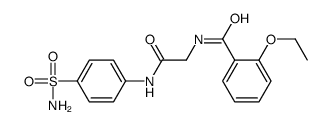 2-ethoxy-N-[2-oxo-2-(4-sulfamoylanilino)ethyl]benzamide结构式