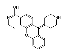 N-ethyl-9-piperidin-4-ylidenexanthene-3-carboxamide结构式