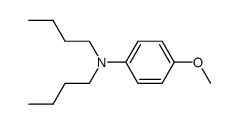 N,N-dibutyl-N-(4-methoxyphenyl)amine Structure