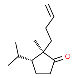 Cyclopentanone, 2-(3-butenyl)-2-methyl-3-(1-methylethyl)-, (2R,3R)- (9CI) picture