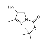 4-Amino-3-Methyl-pyrazole-1-carboxylic acid tert-butyl ester structure