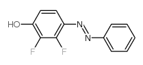 2,3-difluoro-4-(phenylhydrazinylidene)cyclohexa-2,5-dien-1-one structure