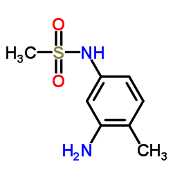 N-(3-amino-4-methylphenyl)methanesulfonamide(SALTDATA: HCl)结构式