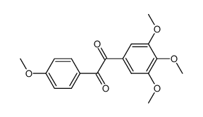 1-(4-methoxyphenyl)-2-(3,4,5-trimethoxyphenyl)-1,2-ethanedione Structure