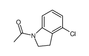 1-(4-chloro-2,3-dihydro-indol-1-yl)-ethanone Structure