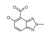 5-chloro-2-methyl-4-nitrobenzotriazole Structure