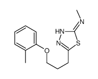 N-methyl-5-[3-(2-methylphenoxy)propyl]-1,3,4-thiadiazol-2-amine Structure