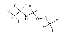 2-chloro-N-(difluoro((trifluoromethyl)peroxy)methyl)-1,1,2,2-tetrafluoroethan-1-amine结构式