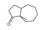 (3aS,8aS)-8a-methyl-2,3,3a,4,5,6,7,8-octahydroazulen-1-one Structure