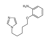 2-(5-imidazol-1-ylpentoxy)aniline结构式