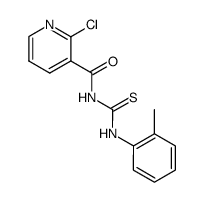 2-chloro-N-(o-tolylcarbamothioyl)nicotinamide结构式