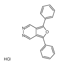 5,7-Diphenylfuro(3,4-d)pyridazine hydrochloride结构式