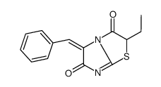 5-benzylidene-2-ethylimidazo[2,1-b][1,3]thiazole-3,6-dione结构式