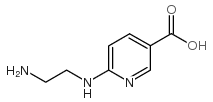 6-(2-aminoethylamino)pyridine-3-carboxylic acid Structure