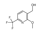 [2-methoxy-6-(trifluoromethyl)pyridin-3-yl]methanol结构式