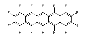 1,2,3,4,5,6,7,8,9,11,12,13,14-tridecafluoro-10-iodopentacene Structure