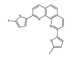 2,9-bis(5-iodothiophen-2-yl)-1,10-phenanthroline结构式