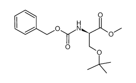 Z-D-Ser(tBu)-Ome Structure