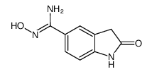 N'-hydroxy-2-oxoindoline-5-carboxirnidamide Structure