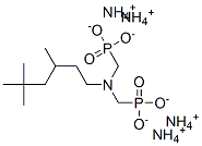 [[(3,5,5-trimethylhexyl)imino]bis(methylene)]bisphosphonic acid, ammonium salt结构式