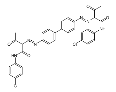 2,2'-[[1,1'-biphenyl]-4,4'-diylbis(azo)]bis[N-(4-chlorophenyl)-3-oxobutyramide] picture