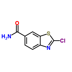 2-Chloro-1,3-benzothiazole-6-carboxamide结构式