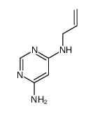 N4-allyl-pyrimidine-4,6-diyldiamine结构式