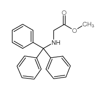 n-tritylglycine methyl ester structure