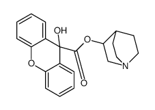 3-Quinuclidinyl 9-hydroxyxanthene-9-carboxylate Structure