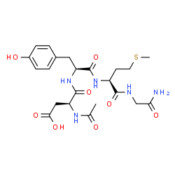 N-ACETYL-CHOLECYSTOKININ FRAGMENT 26-29 AMIDE NON-S Structure