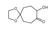 9-hydroxy-1,4-dioxaspiro[4.6]undecan-8-one结构式