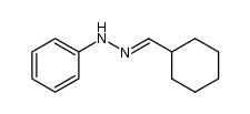 N-cyclohexylmethylene-N'-phenylhydrazine结构式